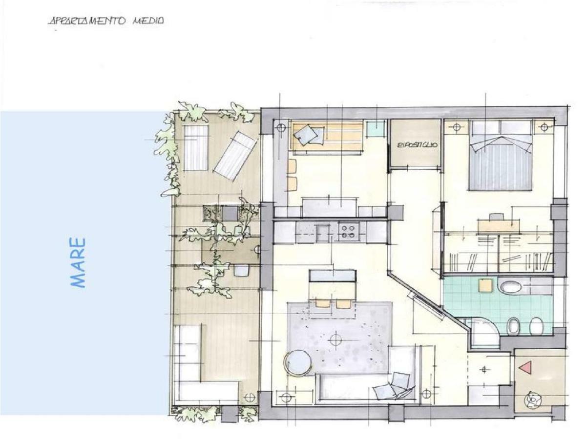 Casa Vacanze Lungomare Порто-Торрес Экстерьер фото